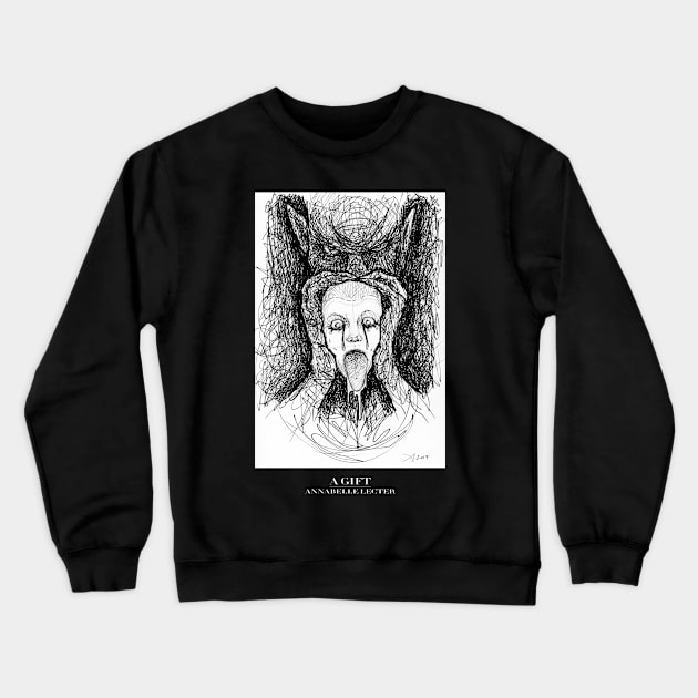 Two: A Gift by Annabelle Lecter Crewneck Sweatshirt by AnnabelleLecter